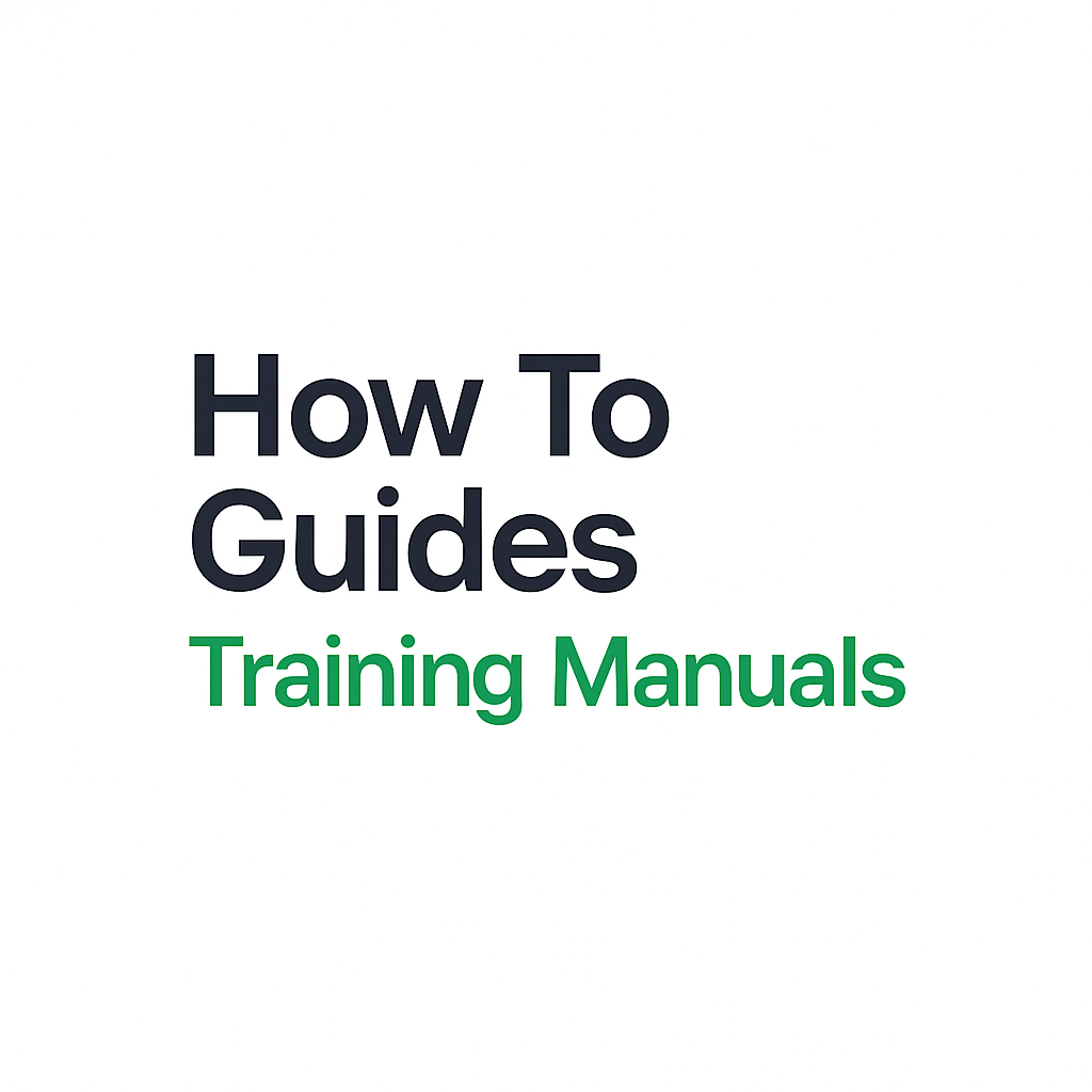 “Collection of editable hospitality training manuals and how-to guides for restaurant, bar, and café staff.”