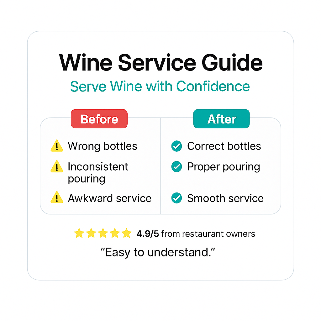 How to Guide: Wine Service | Professional Hospitality Training Manual RevCheck