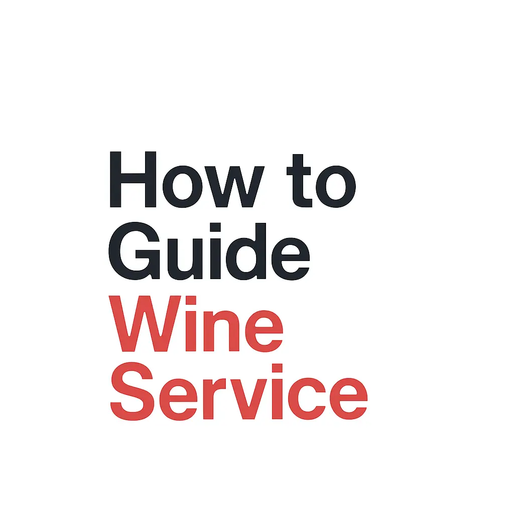 “Editable training manual on professional wine service, covering presentation, pouring, and guest etiquette for restaurant staff.”